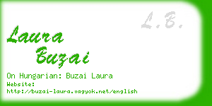 laura buzai business card